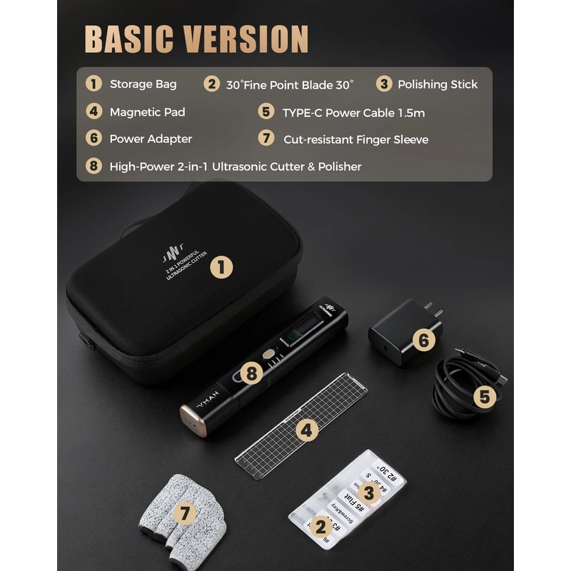 Jakemy JMY10 PRO 35W Ultrasonic Cutting And Polishing Tool Precision DIY Cutter For Model Boards C 5