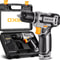 DEKO 12V Cordless Power Drill With 38 Inch Keyless Chuck In Portable Tool Kit Gift Box 6