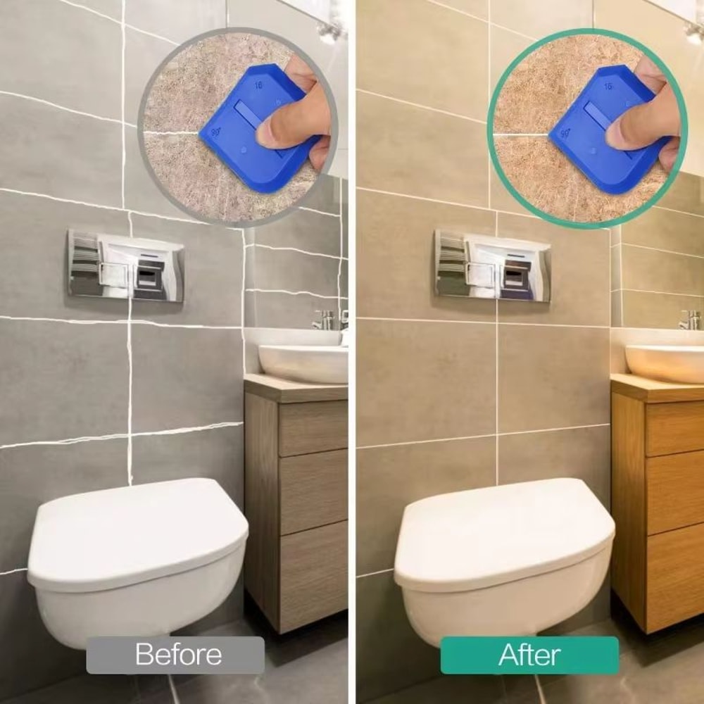 4 Piece Caulking Tool Set For Silicone Sealant Application And Grout Removal 3