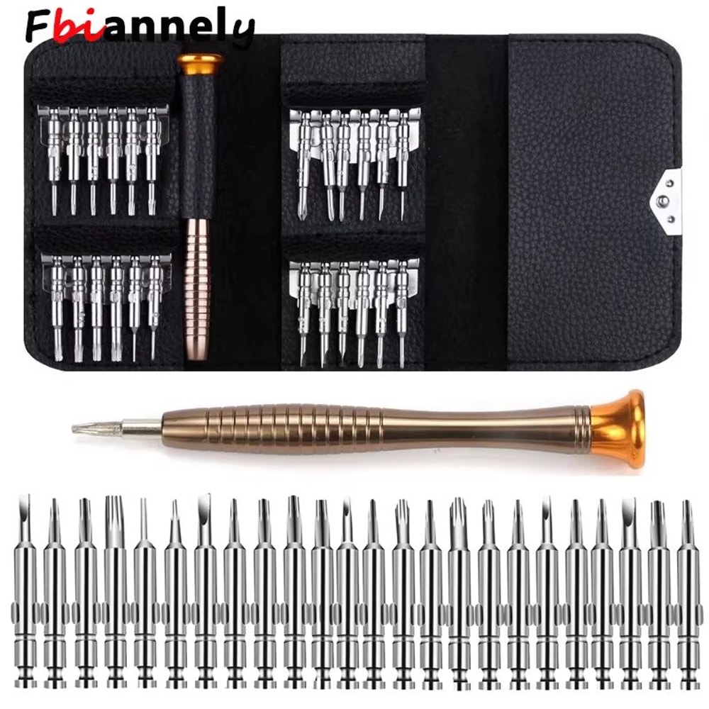25 In 1 Precision Torx Screwdriver Set With MultiBits For Phone Tablet PC Repair 0