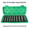 10PCS 12 Drive Metric Deep Impact Socket Set 6Point For Air Pneumatic And Auto Repair 0
