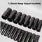 10PCS 12 Drive Metric Deep Impact Socket Set 6Point For Air Pneumatic And Auto Repair 3