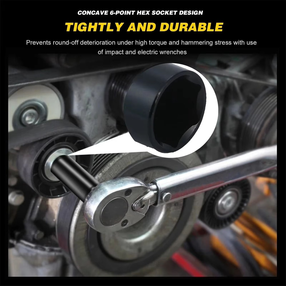 10PCS 12 Drive Metric Deep Impact Socket Set 6Point For Air Pneumatic And Auto Repair 4