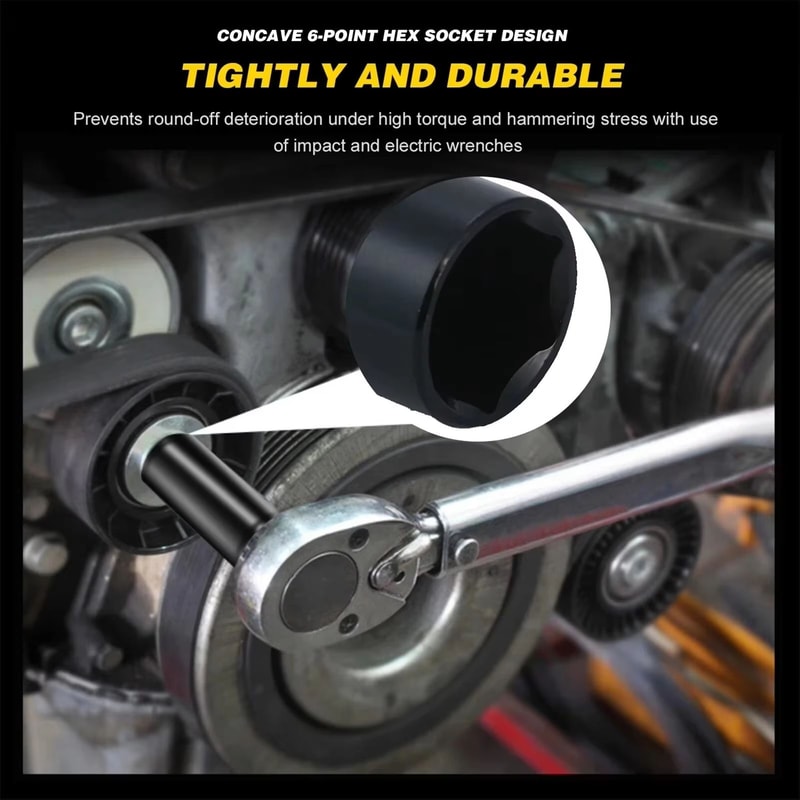 10PCS 12 Drive Metric Deep Impact Socket Set 6Point For Air Pneumatic And Auto Repair 4