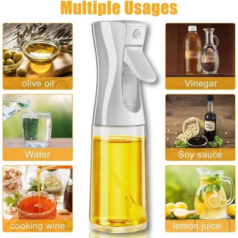 Oil Spray Bottle For Healthy Cooking With Fine Mist Dispenser 4