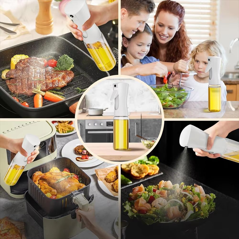 Oil Spray Bottle For Healthy Cooking With Fine Mist Dispenser 5