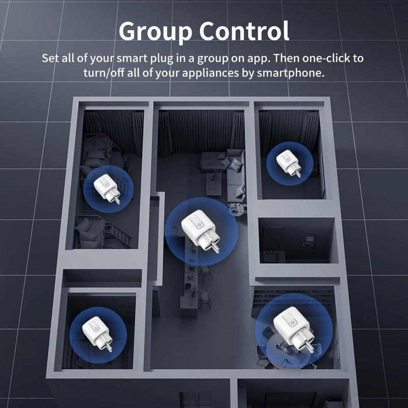 TNCE Tuya Smart Plug EU 16A20A With Power Monitoring WiFi Or Zigbee30 Voice Control 4