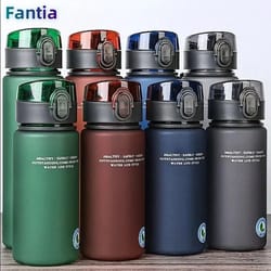 bpa free leak proof sports water bottle 13.53 or 18.93 fl oz portable travel and hiking bottle