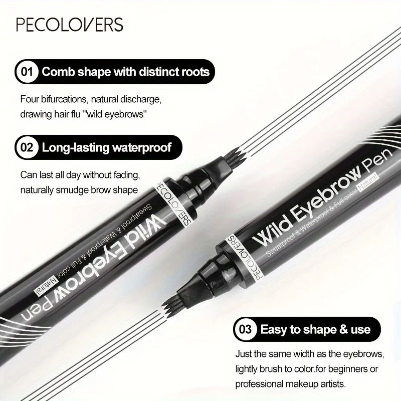 PrecisionPro 4Tip Waterproof Eyebrow Pen For Natural Defined Brows 5
