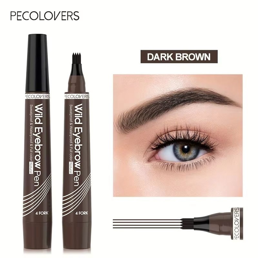 PrecisionPro 4Tip Waterproof Eyebrow Pen For Natural Defined Brows 8