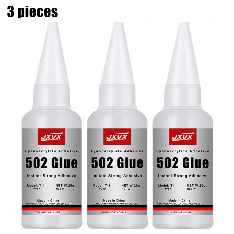 SuperBond Instant 502 QuickDrying Adhesive Glue For Leather Rubber Wood And Metal 10