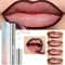 Waterproof PeelOff Lip Liner Matte Lip Tint Set LongLasting Brown Lip Stain 0