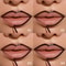 Waterproof PeelOff Lip Liner Matte Lip Tint Set LongLasting Brown Lip Stain 3