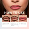 Waterproof PeelOff Lip Liner Matte Lip Tint Set LongLasting Brown Lip Stain 4