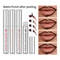 Waterproof PeelOff Lip Liner Matte Lip Tint Set LongLasting Brown Lip Stain 8