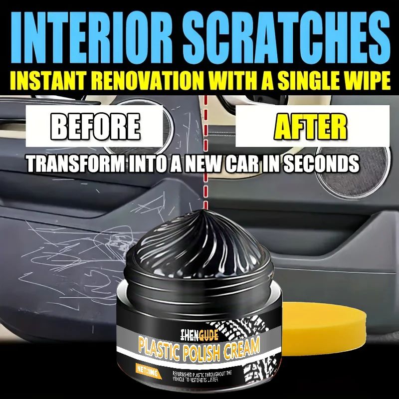 100g Tire Polishing Protective Paste LongLasting Gloss Enhancer Tire Care Paste 1