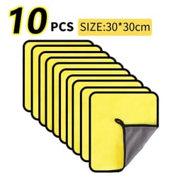 microfiber car wash & drying towels – ultra-absorbent cleaning cloths (3/5/10pcs)