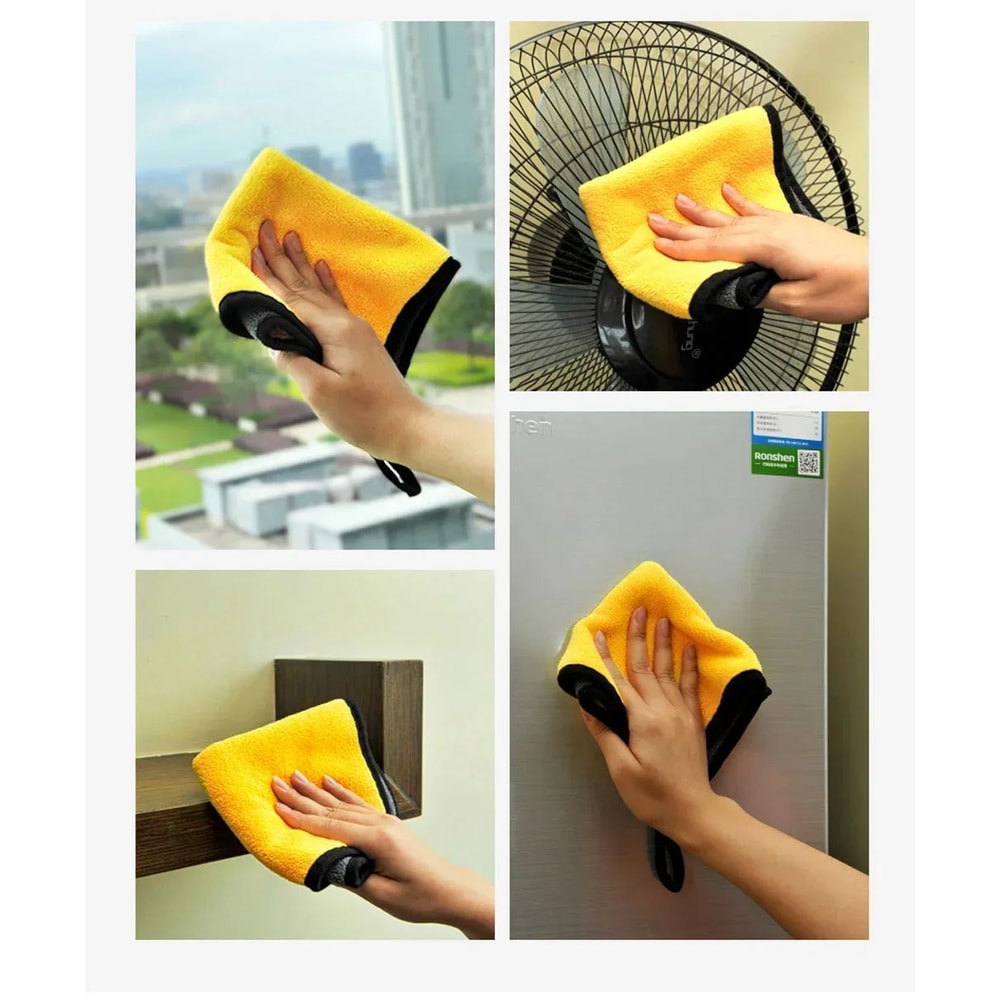 Microfiber Car Wash Drying Towels UltraAbsorbent Cleaning Cloths 3510pcs 4