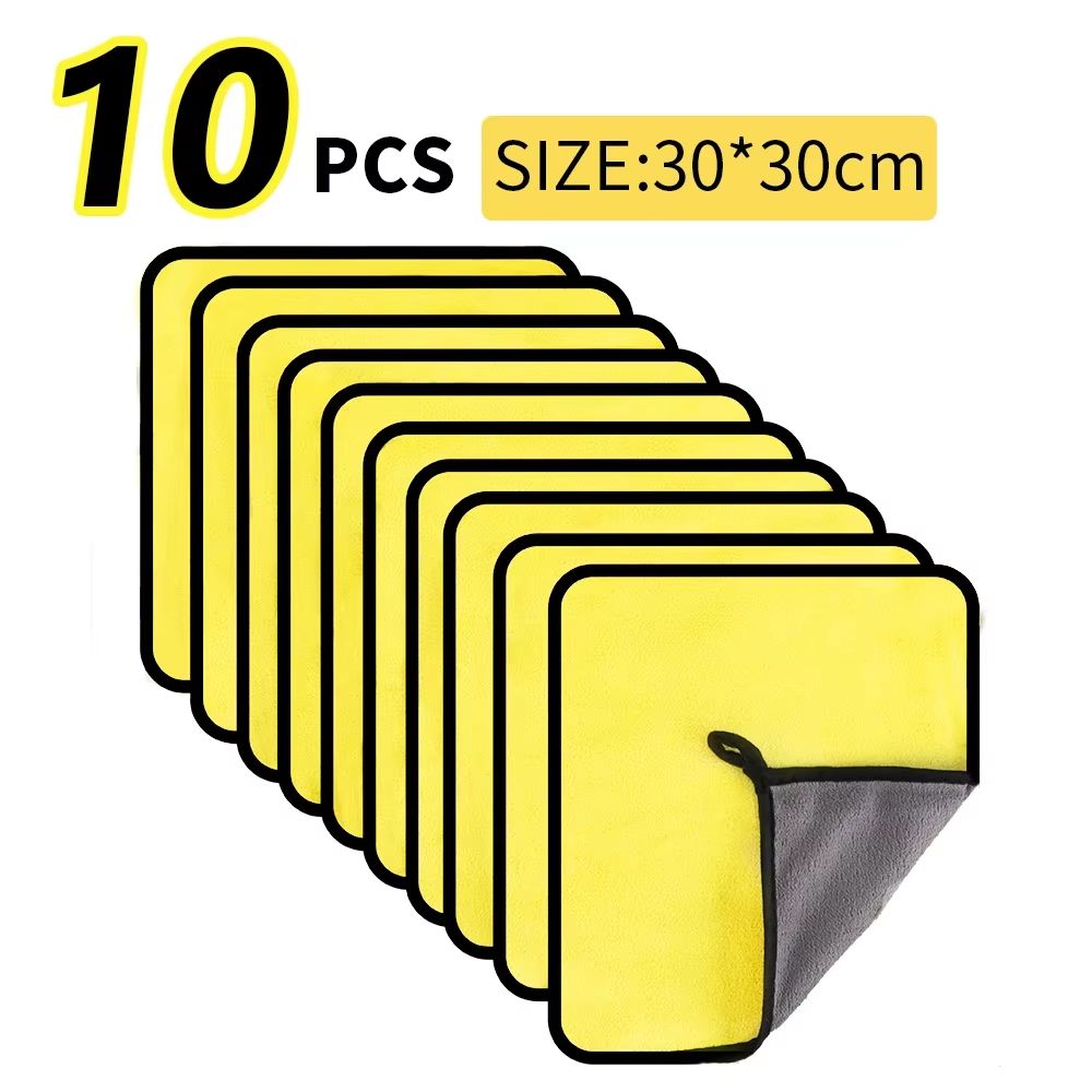 Microfiber Car Wash Drying Towels UltraAbsorbent Cleaning Cloths 3510pcs 8