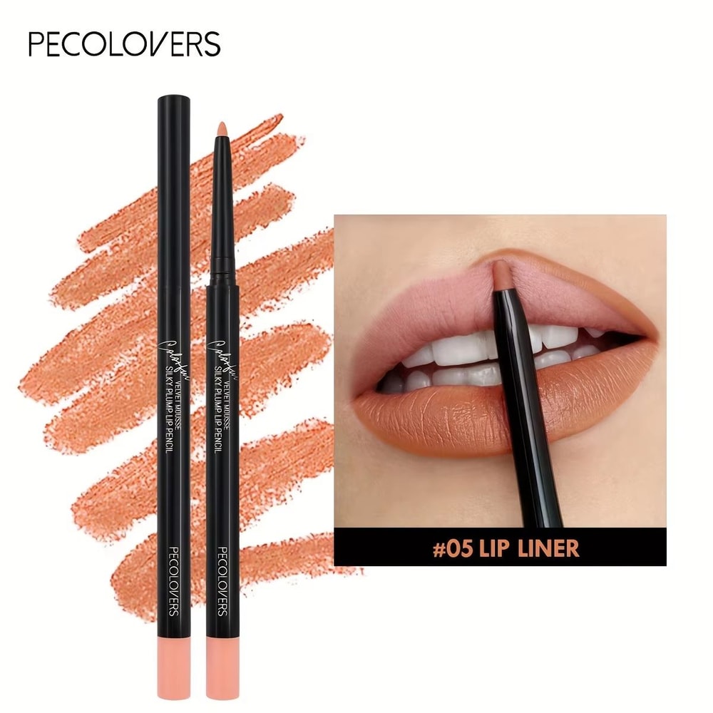 VelvetStay Waterproof Matte Lipliner Pencil 12 LongLasting Shades 10