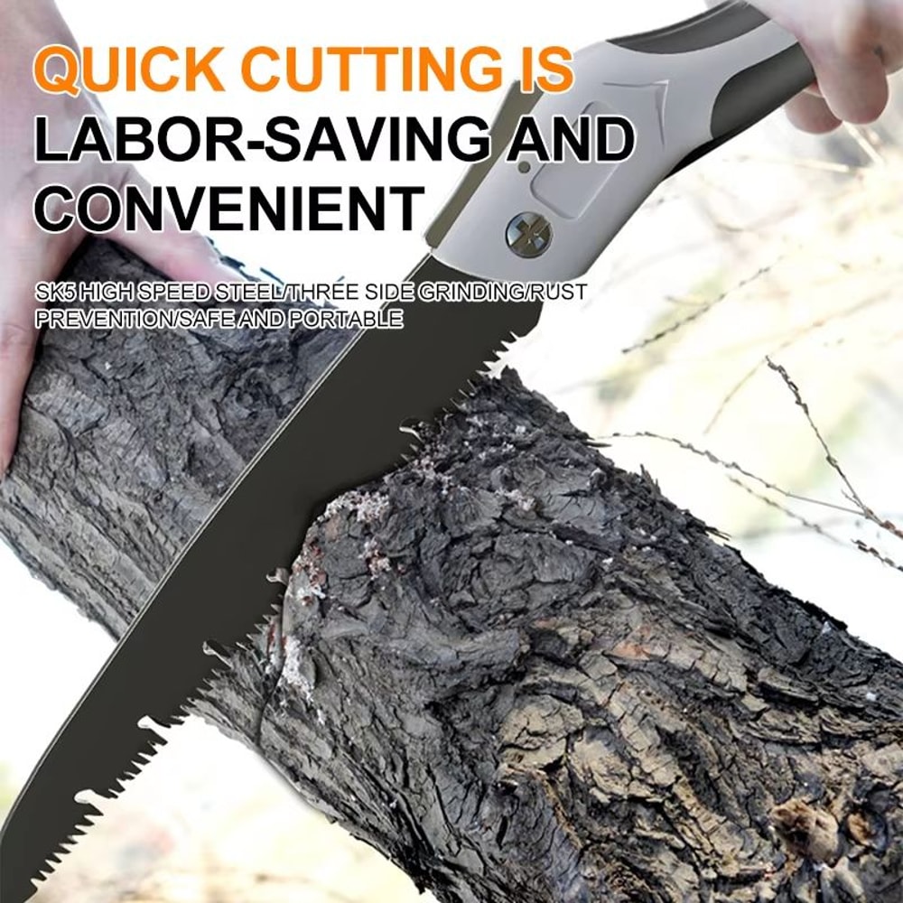 AirCut Folding Hand Saw For Woodworking Camping And Garden Use 5
