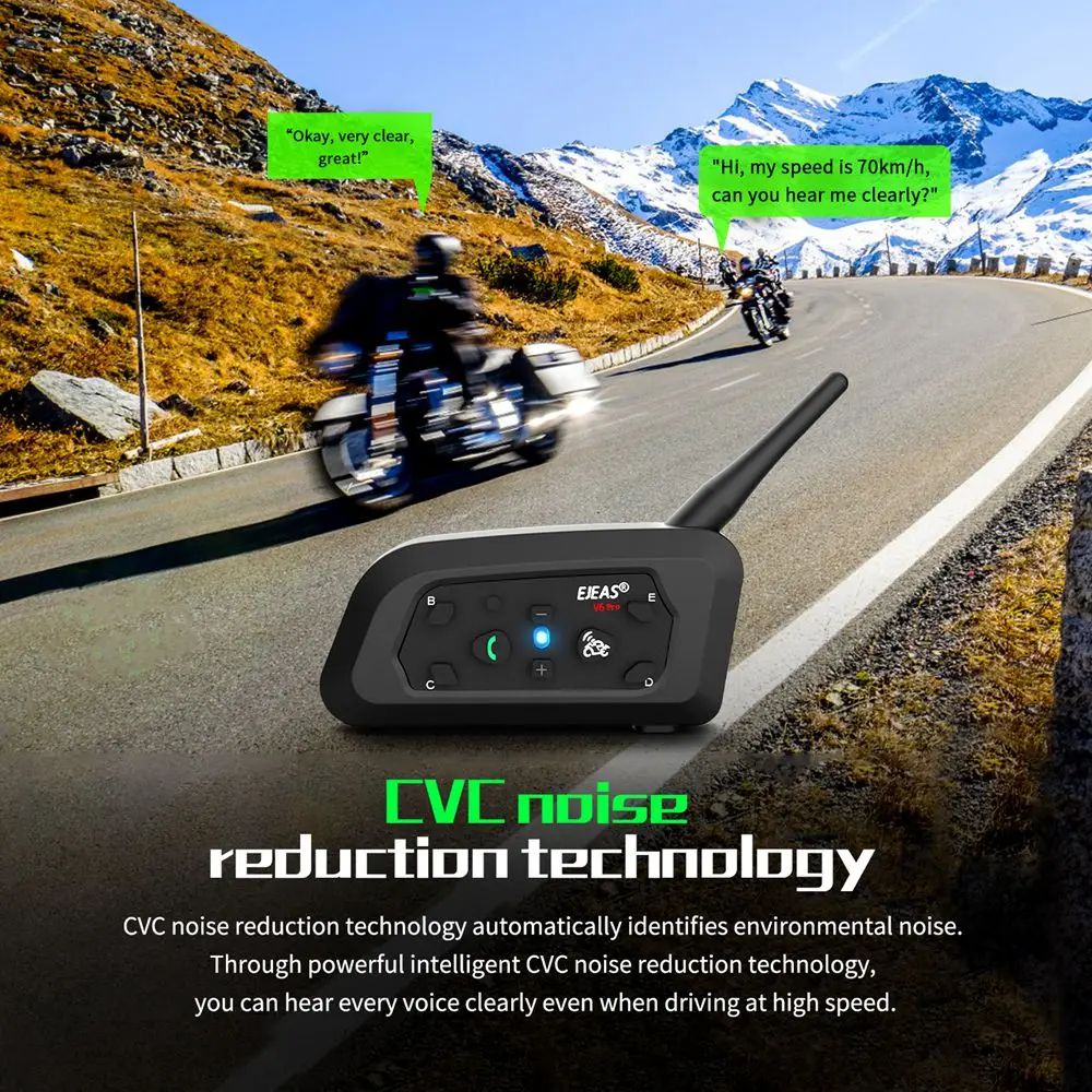 Why Riders Choose The EJEAS V6 Pro Bluetooth Helmet Intercom 2