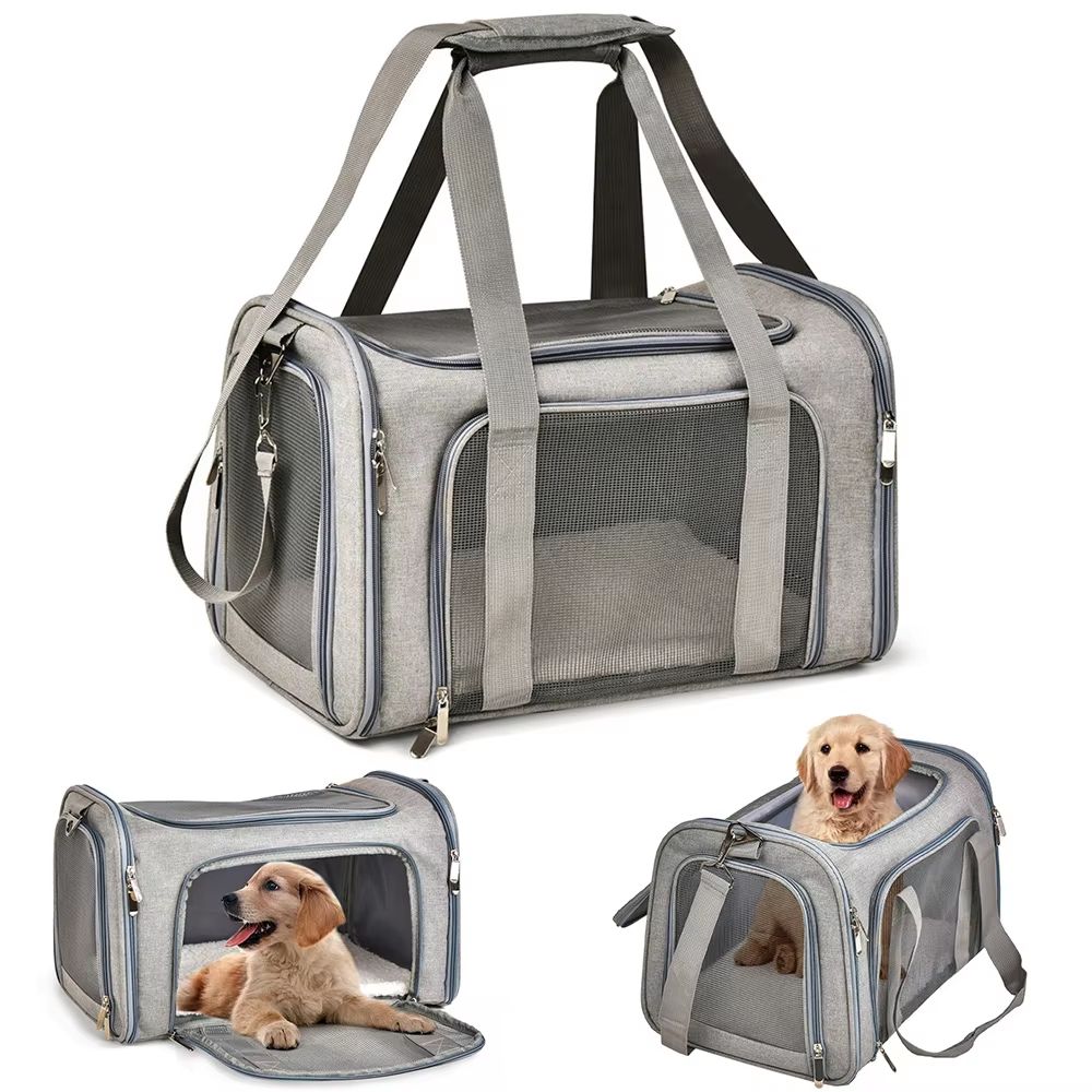 Soft Side Pet Carrier Backpack AirlineApproved Dog Cat Travel Bag 0