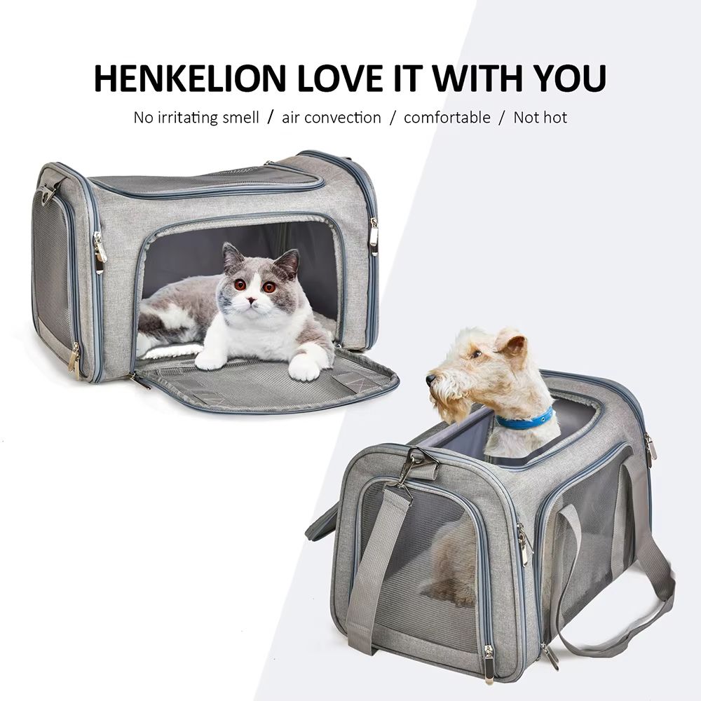 Soft Side Pet Carrier Backpack AirlineApproved Dog Cat Travel Bag 2