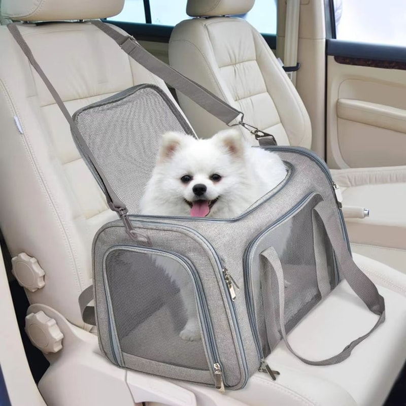 Soft Side Pet Carrier Backpack AirlineApproved Dog Cat Travel Bag 4