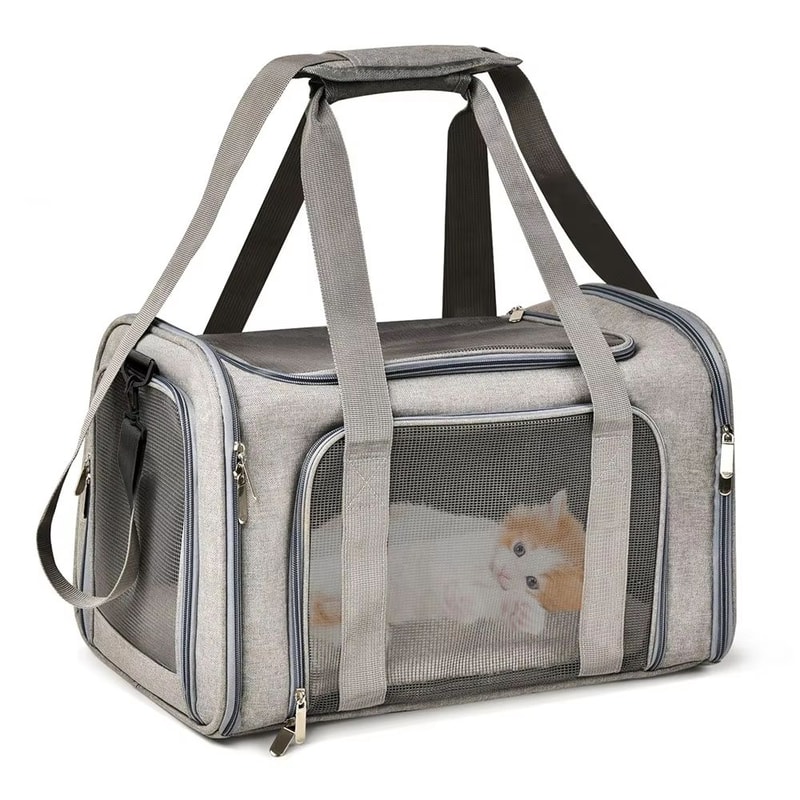 Soft Side Pet Carrier Backpack AirlineApproved Dog Cat Travel Bag 6