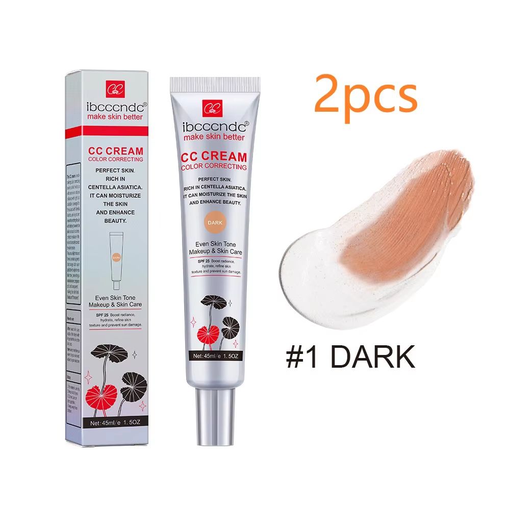 45 Ml Color Correcting CC Cream With Centella Asiatica Natural Concealer Whitening Liquid Foundat 10