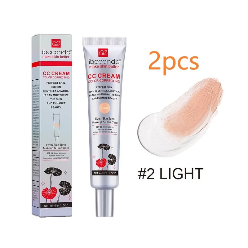45 Ml Color Correcting CC Cream With Centella Asiatica Natural Concealer Whitening Liquid Foundat 11