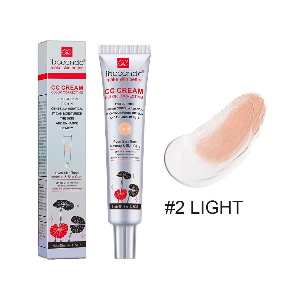 45 Ml Color Correcting CC Cream With Centella Asiatica Natural Concealer Whitening Liquid Foundat 12
