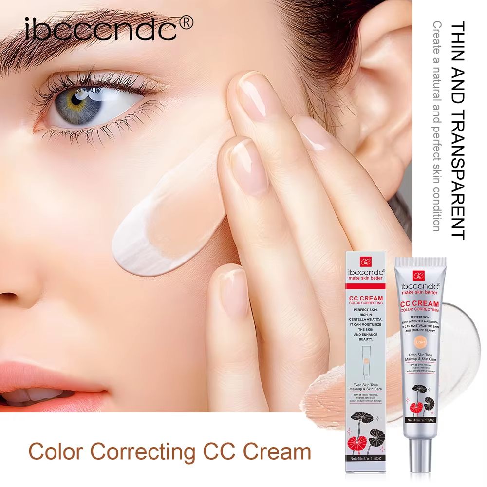 45 Ml Color Correcting CC Cream With Centella Asiatica Natural Concealer Whitening Liquid Foundat 4