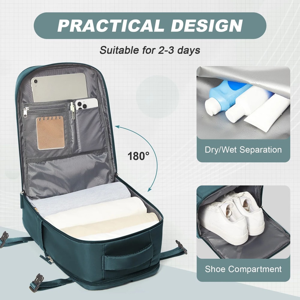 AirReady Airline Approved Carry On Backpack 177x142x79in With Laptop Compartment 3