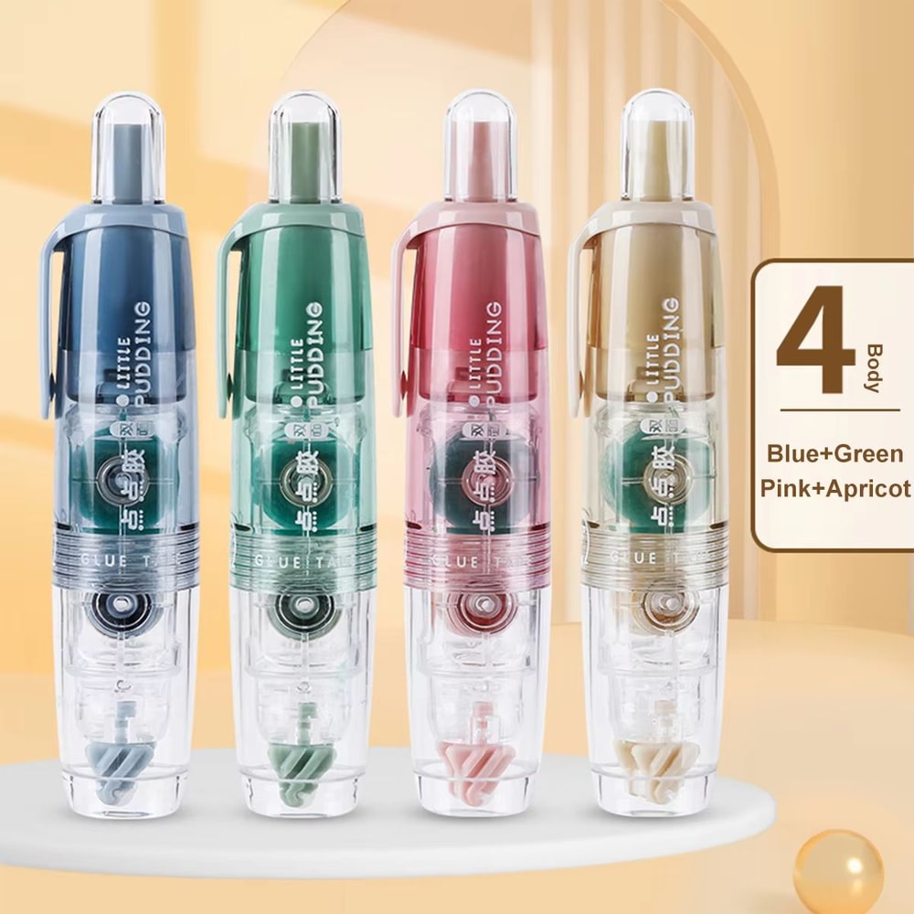 MultiPack Transparent Dot Glue Tape Set With Replaceable DoubleSided Refills 17