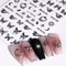 3Piece Luminous Butterfly Nail Decal Stickers GlowInTheDark Nail Art Set 4