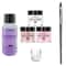 40ml Crystal Liquid 45ml Acrylic Powder Nail Kit Beginner Acrylic Nail Set Pink White Transparent 9