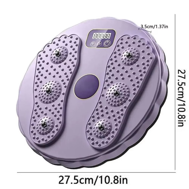 Rotating LCD Fitness Twist Board For Core Toning Foot Massage 5