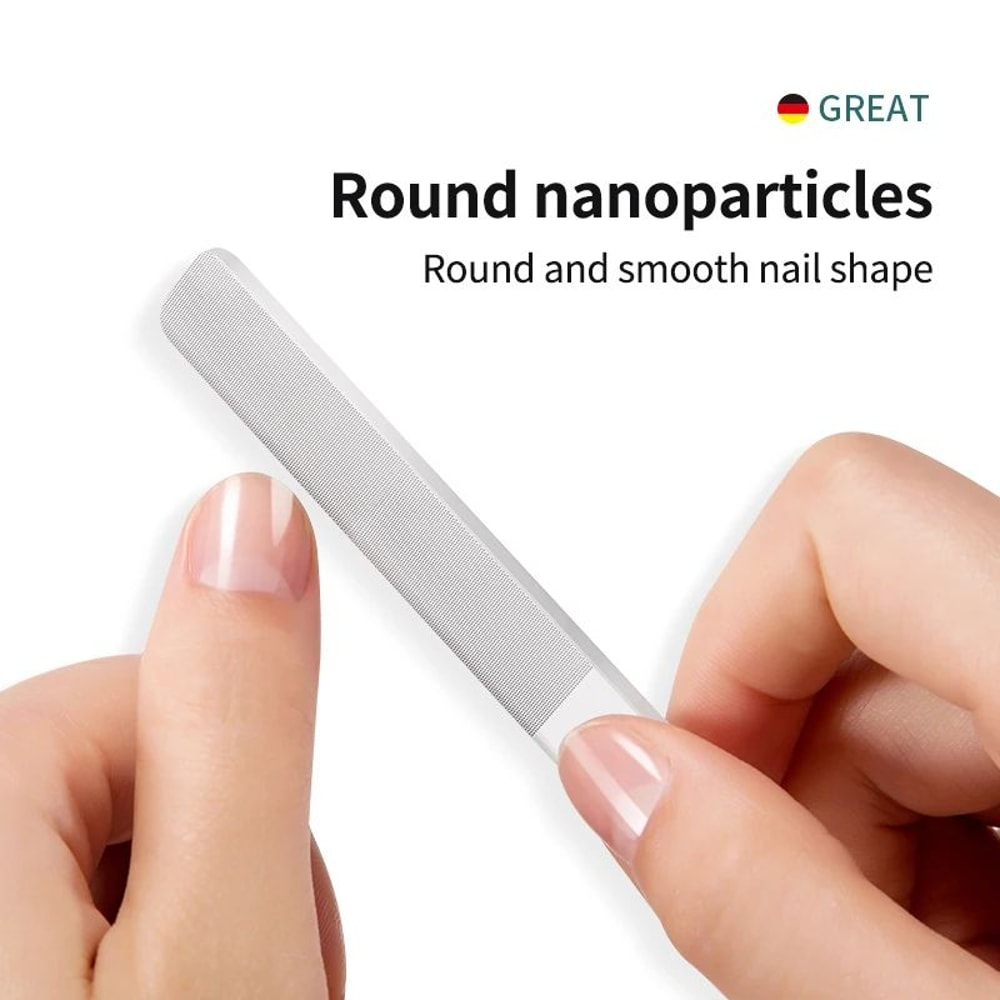 MR GREEN Nano Glass Nail File Professional Polishing Manicure Tool Washable Nail Shiner 3
