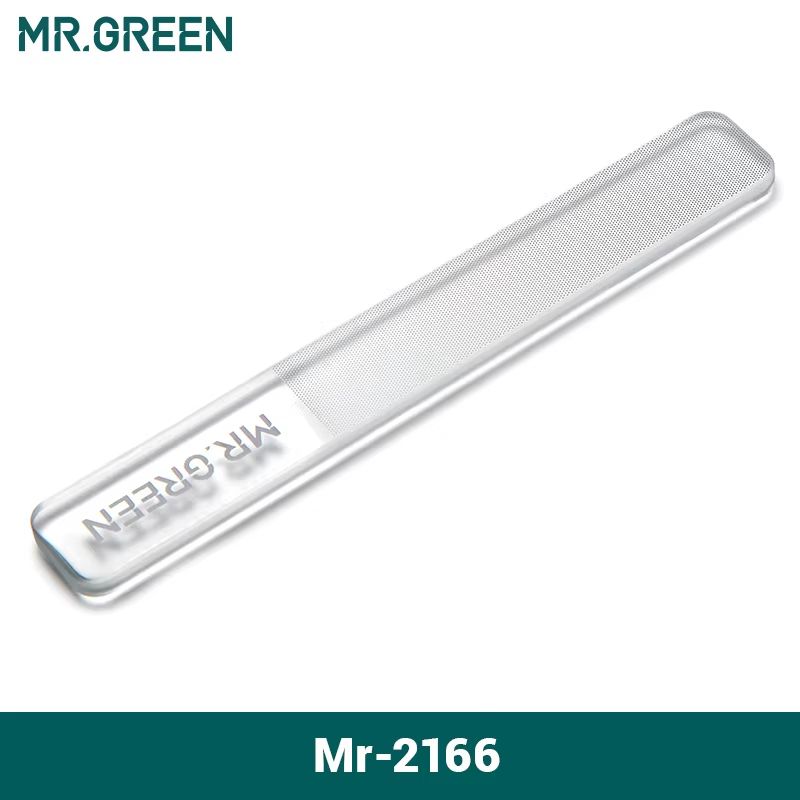 MR GREEN Nano Glass Nail File Professional Polishing Manicure Tool Washable Nail Shiner 6