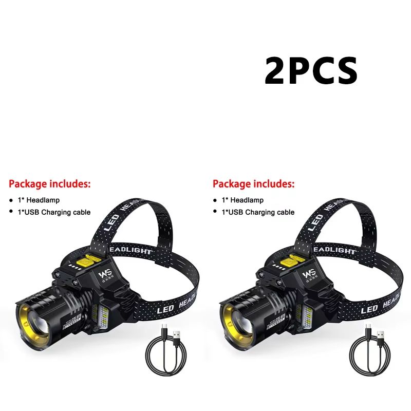 UltraBeam Rechargeable LED Headlamp With Motion Sensor 8