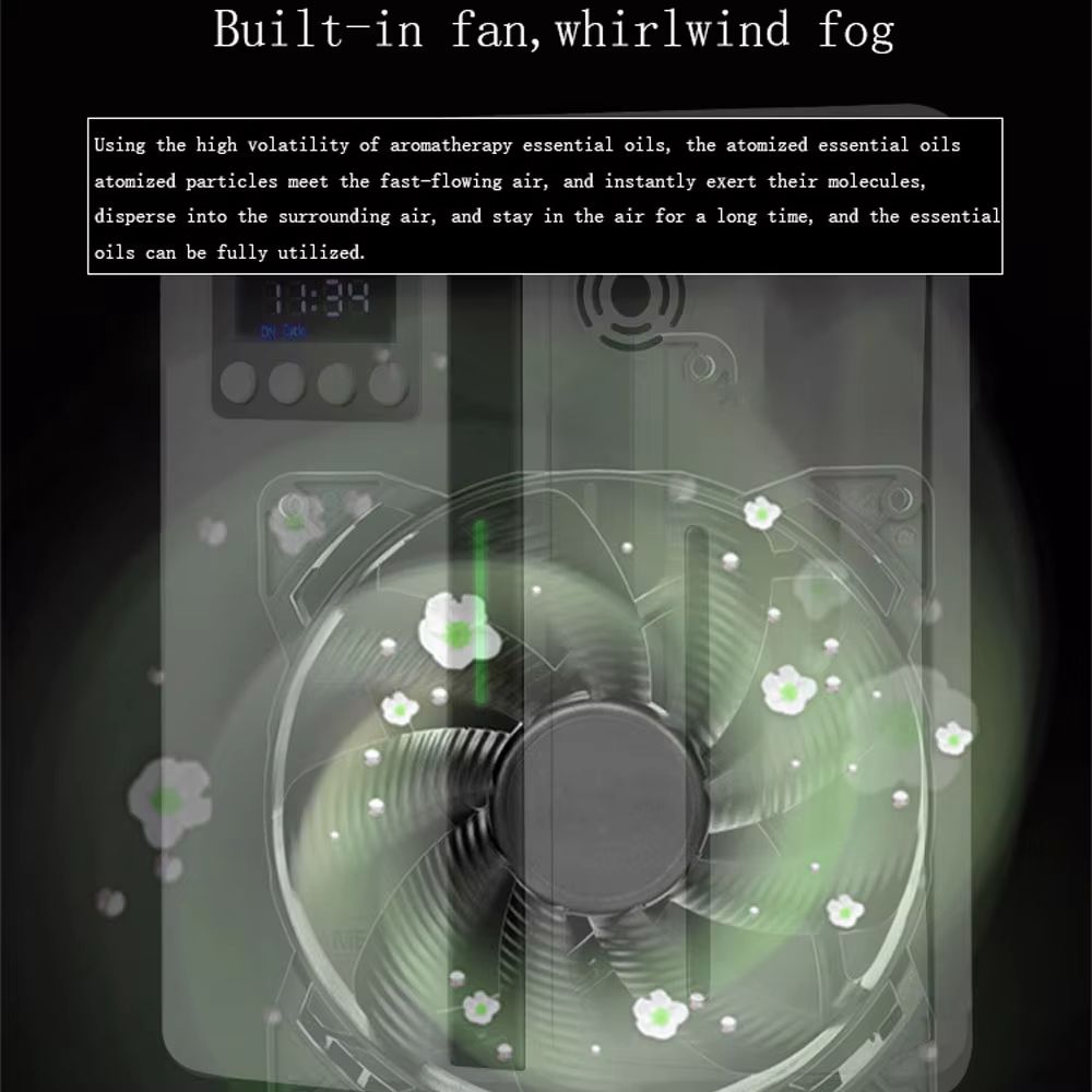 AeroScent 160ML WallMounted Aroma Diffuser 5