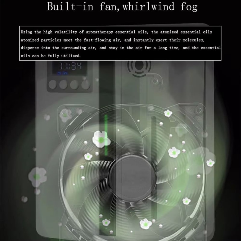 AeroScent 160ML WallMounted Aroma Diffuser 5