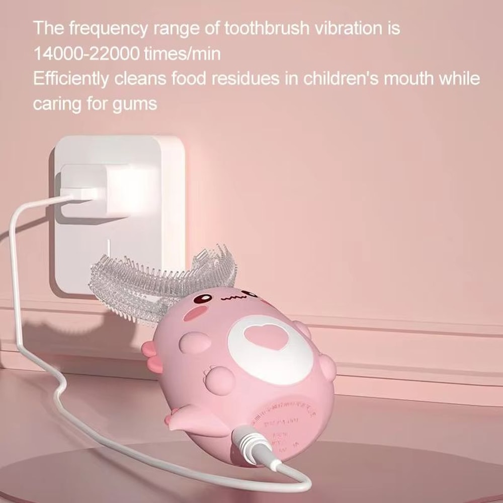 SmileWave Kids Rechargeable UShape Electric Toothbrush 4