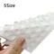 100PCS Clear Silicone Cabinet Door Bumpers Self Adhesive Furniture Pads 1