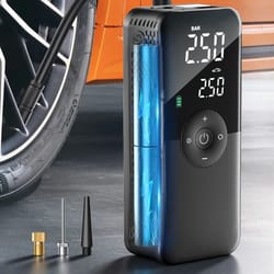 carsun portable rechargeable air pump tire inflator digital cordless compressor