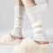 Y2K Womens Wool Knitted Leg Warmers Japanese Lolita Long Socks Boot Cuffs Autumn Winter Foot And Ar 6