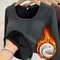 Womens Long Sleeve Thermal Underwear Top Square Collar Fleece Basic Pullover Winter Shirt 4