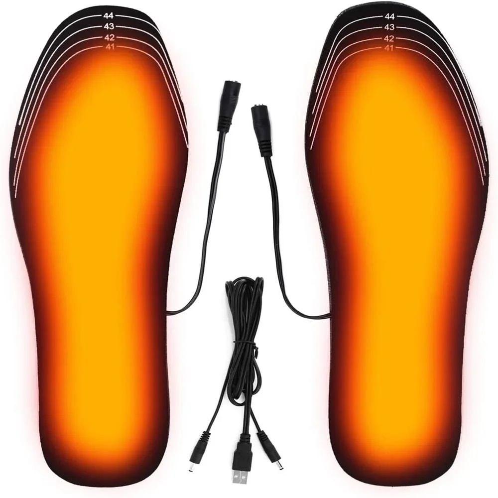 USB Heated Shoe Insoles Electric Foot Warming Pad Feet Warmer Heating Insole Winter Outdoor Sports 0